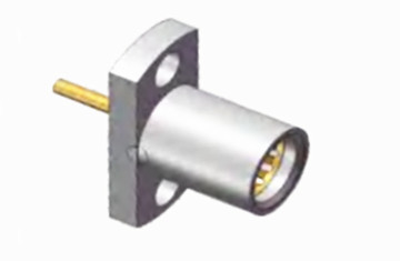 SBMA Female Stainless Steel 2-hole Flange RF Connector with Socket