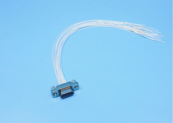 J30J Rectangular Connector 15pins Male Plug Outer Conductor with Nickle Plating Center Conductor with Gold Plating Used for Communication, Radar