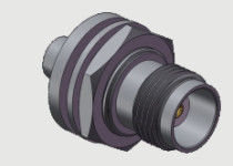 Bulkhead Mount TNC To MCX Female / Jack To Female / Jack RF Coaxial Adapters Up To 6GHz
