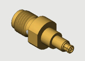Straight SMA Female To Mini SMP (SMPM, SSMP) Female Adapters Up To 18 GHz