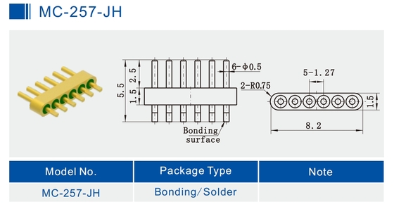 Custom Nail Head Hermetic Glass To Metal Seal Connectors Multi-pin Headers