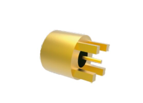 50Ω 40GHz Hermetically Sealed Kovar Alloy Shell 4 leg Through Hole Connectors for PCB Solder Aerospace RF Connectors