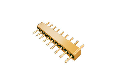 Multi-pin Headers Hermetic Glass To Metal Seal Connectors 1.27mm Spacing JMC-250
