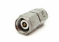 Nickel Plated 2.4mm Male to Male Straight Millimeter Wave Stainless Steel Connectors