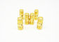 Gold Plated Brass RF Adapter SMA Straight 50Ohm Female to Female
