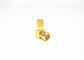 Gold Plated RF Adapter Right Angle 50Ohm SMA Female to SMA Female Adaptor Connector