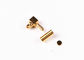 50 Or 75Ohm Gold Plated MCX Right Angle Plug Male Crimp RF Coaxial Connector