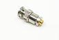 Nickel Plated BNC Male Plug Coax Connectors 500 Cycles Durability