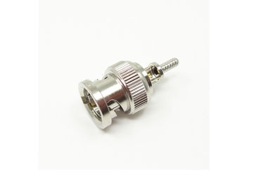 RoHS Approved 75Ohm BNC Cable Connector Nickel Plated