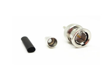 RoHS Approved 75Ohm BNC Cable Connector Nickel Plated