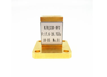 WR42 K 2.92mm Waveguide To Coaxial Adapter Square Cover Grooved Flange K/BJ220-KF2