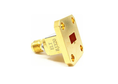 WR28 K 2.92mm Waveguide To Coaxial Adapter Female End Launch K/BJ320-KF1