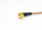 RG316 RF Cable Assemblies MCX Male Right Angle RF Coaxial Connector