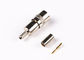 High Quality 50 Ohm SMB Male Plug Straight Crimp RF Coaxial Connector with Nickel Plated