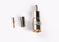 High Quality 50Ohm SMB Male Plug Straight Crimp RF Coaxial Connector with Nickel Plated