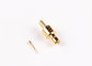 Gold Plated SMB Connector Straight Male Plug Crimp RF Coax Cable Connector