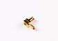 Straight MCX Cable Connector MCX Coaxial Connector With Snap-On Coupling