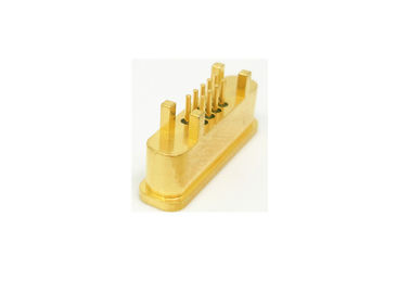 Hermetic Seal 9 Pin Contact Micro-D Rectangular J30JM Series Connector with Gold Plated