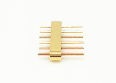 6 Pins Hermetic Glass To Metal Seal Connectors Multi-pin Headers  Spacing 1.27mm JMC-256