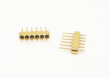 6 Pins Hermetic Glass To Metal Seal Connectors Multi-pin Headers  Spacing 1.27mm JMC-256
