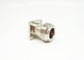 Coaxial Female N Type RF Connector Nickel Plated 4 Holes Flange Mount