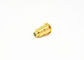 Hermetically Sealed SMP Male Coaxial Connector Gold Plated Small Size