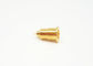 Hermetically Sealed SMP Male Coaxial Connector Gold Plated Small Size
