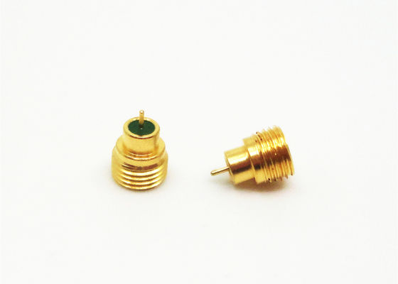Male Smpm Coaxial Connector Gold Plated  Good Wear Resistance