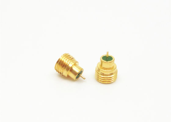 Male Smpm Coaxial Connector Gold Plated  Good Wear Resistance