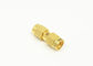 SMA Male to Male Adapter Gold Plated Brass RF Adapter for Communication