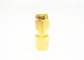 SMA Male to Male Adapter Gold Plated Brass RF Adapter for Communication