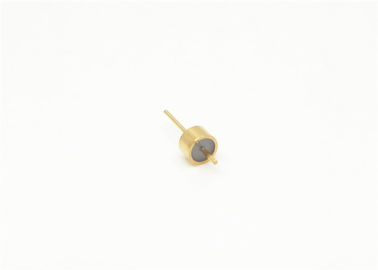 Gold Plated Hermetically Sealed Connectors Glass To Metal Single Pin For Transmit Microwave Signals JM2516