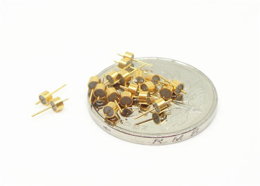 Gold Plated Hermetically Sealed Connectors Glass To Metal Single Pin For Transmit Microwave Signals JM2516