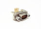 Aluminum Alloy J30J Series Connector Right Angle 9 Pin Connector 0.1 - 0.15mm² Section Area