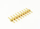 Gold Plated Hermetically Sealed Connectors 9 Pins With Dc 50 Ghz Frequency