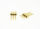 High Reliability Glass To Metal Seal Connectors Multi Pin Header Gold Plated