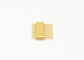 Gold Plated Multi Pin Headers / Hermetic Glass To Metal Seals Kovar 4J29 Material