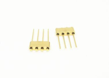 Gold Wire Bonding Surface Glass To Metal Seal Connectors 4 Pins Nail Head JMC-293-JH