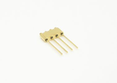 Gold Wire Bonding Surface Glass To Metal Seal Connectors 4 Pins Nail Head JMC-293-JH