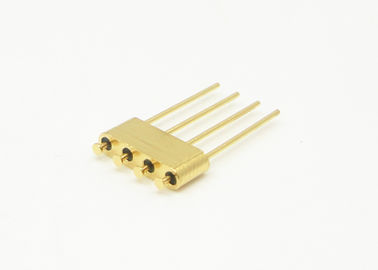 Gold Wire Bonding Surface Glass To Metal Seal Connectors 4 Pins Nail Head JMC-293-JH