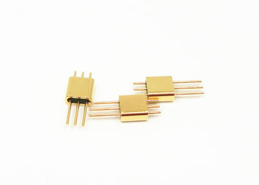 3 Pins Kovar Alloy Hermetic Glass To Metal Seal Connectors High Precision JMC-1553