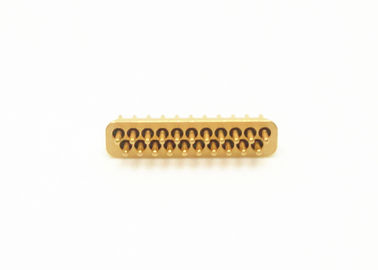 21 Pins 2 Rows Hermetic Electrical Connectors Small Size Gold Wire Bonding JMC-1110T-JH