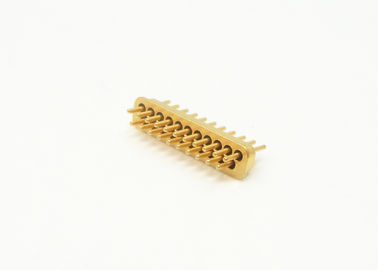 21 Pins 2 Rows Hermetic Electrical Connectors Small Size Gold Wire Bonding JMC-1110T-JH