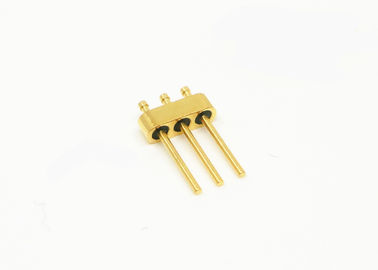 Gold Plated Glass To Metal Seal Connectors 3 Pins Lightweight High Reliability JMC-740-JH