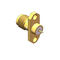 SMA Male to Male Adapter Gold Plated Brass RF Adapter For Aerospace