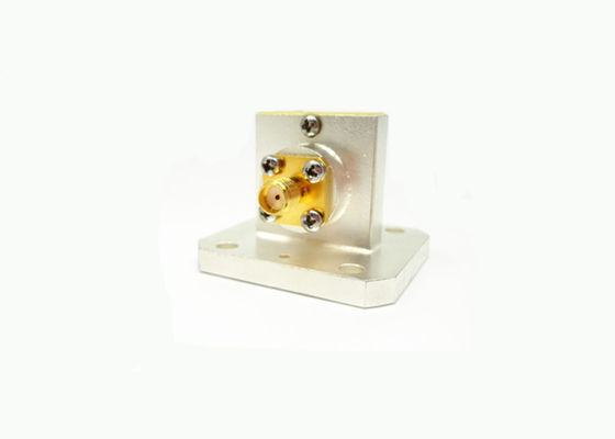 WR90 Waveguide to Coax Adapters SMA Female Right Angle Launch Adapters SMA/BJ100A-KF