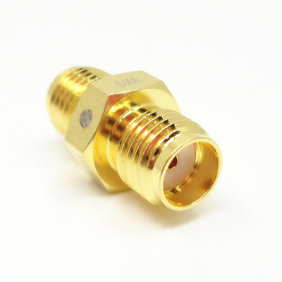 50Ohm Gold Plated SMA Straight Female to Female RF Coaxial Adapter