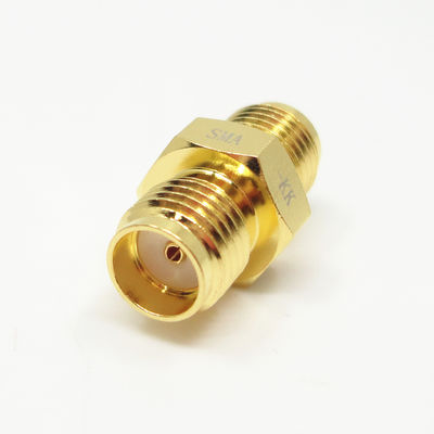 50Ohm Gold Plated SMA Straight Female to Female RF Coaxial Adapter