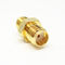 50 Ohm Gold Plated SMA Straight Female to Female RF Coaxial Adapter