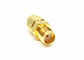 High Performance Brass Straight SMA Male to SMA Female RF Adapter Max.Freq.18GHz